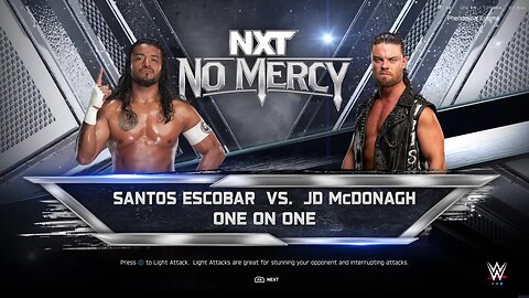 WWE 2k25 Santos Escobar vs JD McDonagh