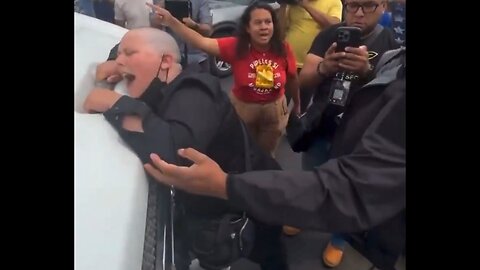 What A Deranged Anti-ICE Clown Screamed As She Tried To Block A Bus Full Of Illegals Was Just Insane