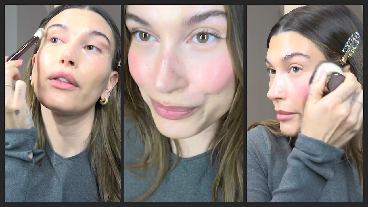 Get Hailey Bieber’s Makeup Look! Soft Glam GRWM Tutorial