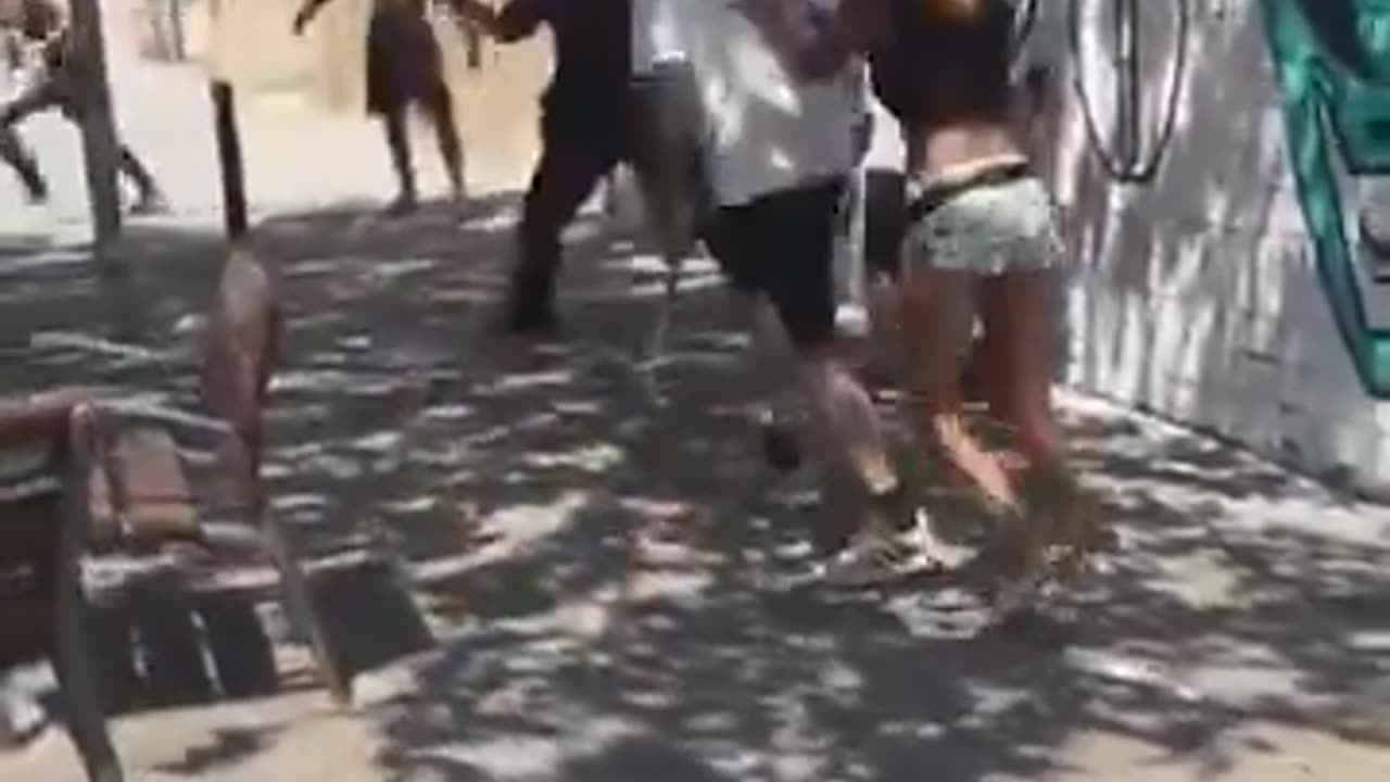 🚨 Massive Street Brawl in Moncada y Reixach | Afternoon Chaos