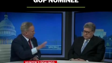 Bill Barr - Trump Shouldn't Be Nominee