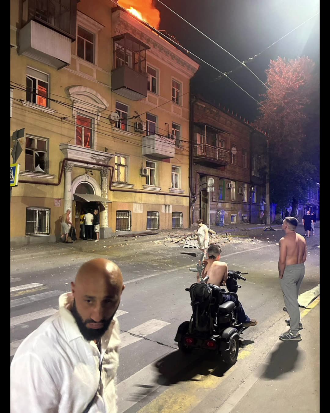 Enemy attacked Rostov-on-Don: houses are burning