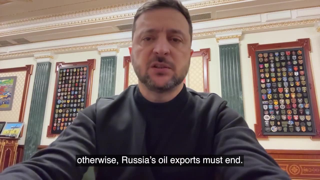 Zelensky says the world needs to read the room and demands global sanctions on Russia…