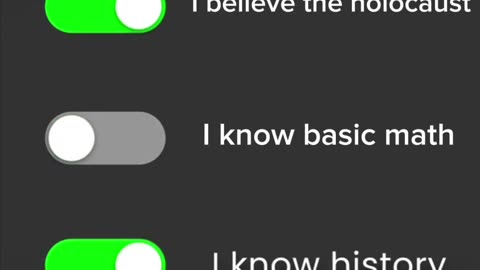 “I believe the Holocaust”