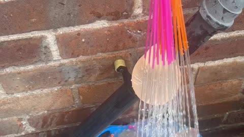 Filling 100 Water Balloons in Seconds