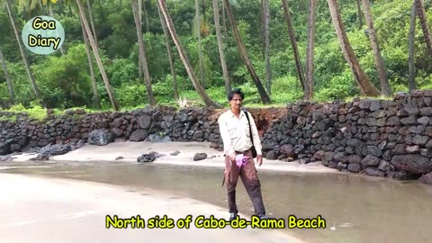 Cabo De Rama Beach North Side View- Goa Travel Vlog