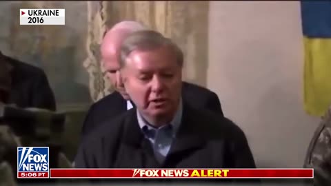 Lindsay Graham starts the war while in Ukraine