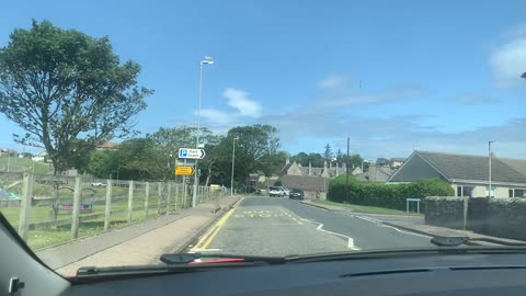 Driving from Elgin to Lossiemouth (26/06/2025)