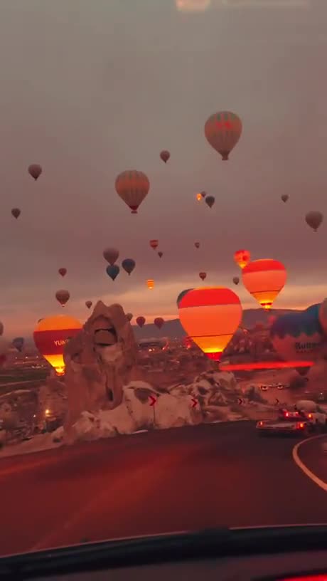 Hot air balloons festival