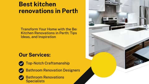 Transform Your Home with the Best Kitchen Renovations in Perth: Tips, Ideas, and Inspiration