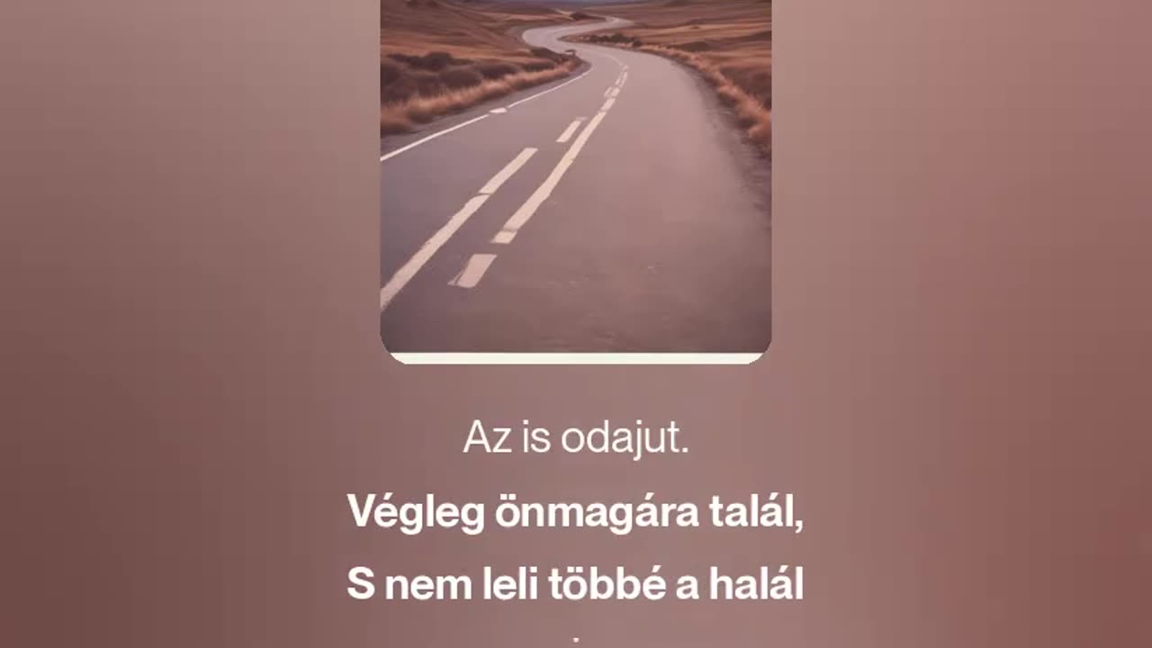 Minden út (megzenésített vers)