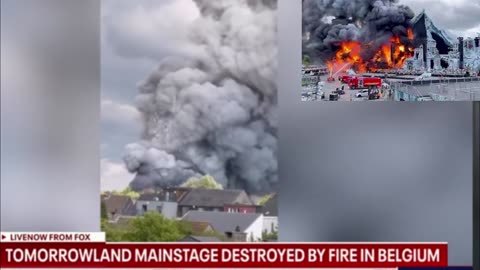 Tomorrowland main stage engulfed in flames