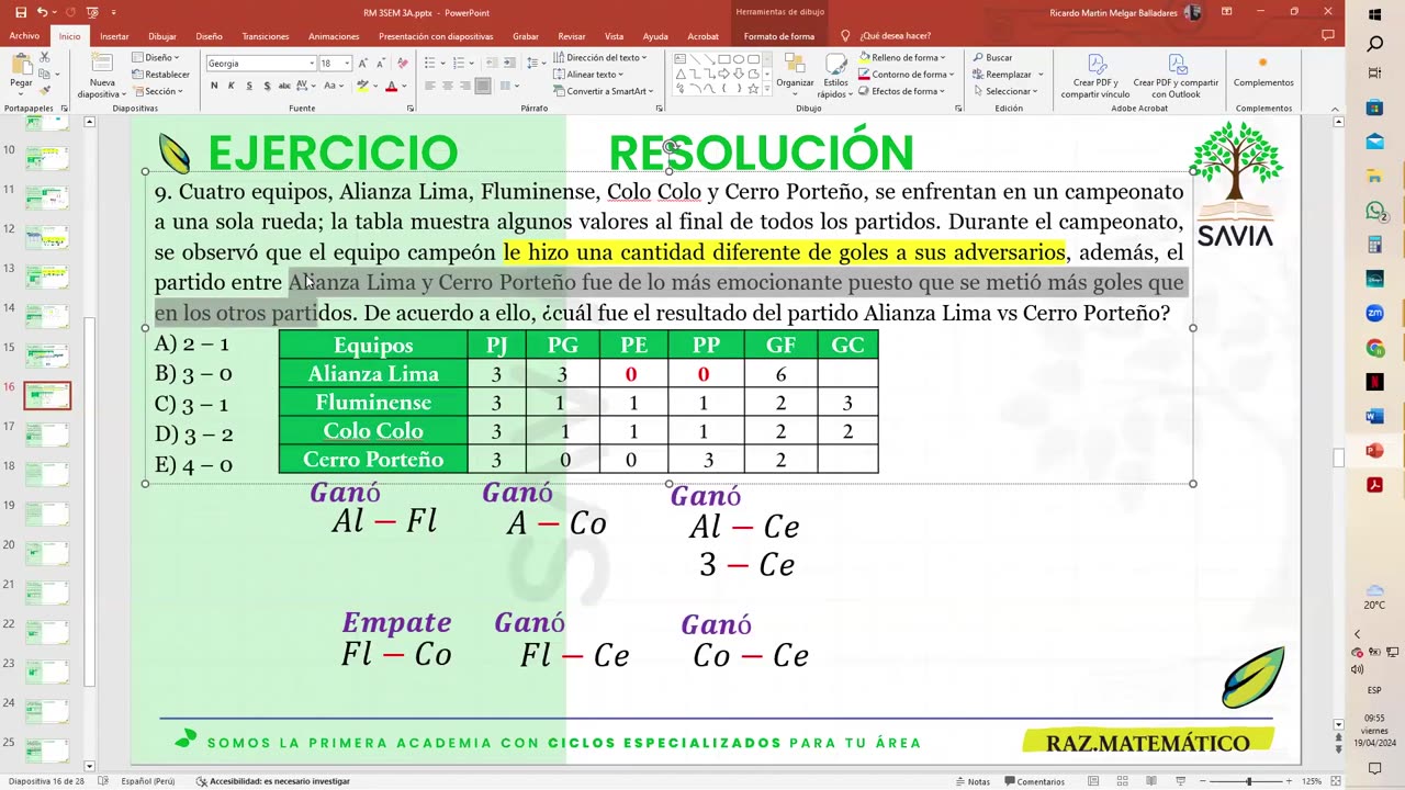SAVIA REGULAR 2025 | Semana 03 | RM S1