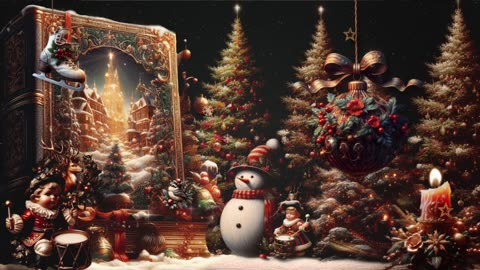 Snowman, book, christmas