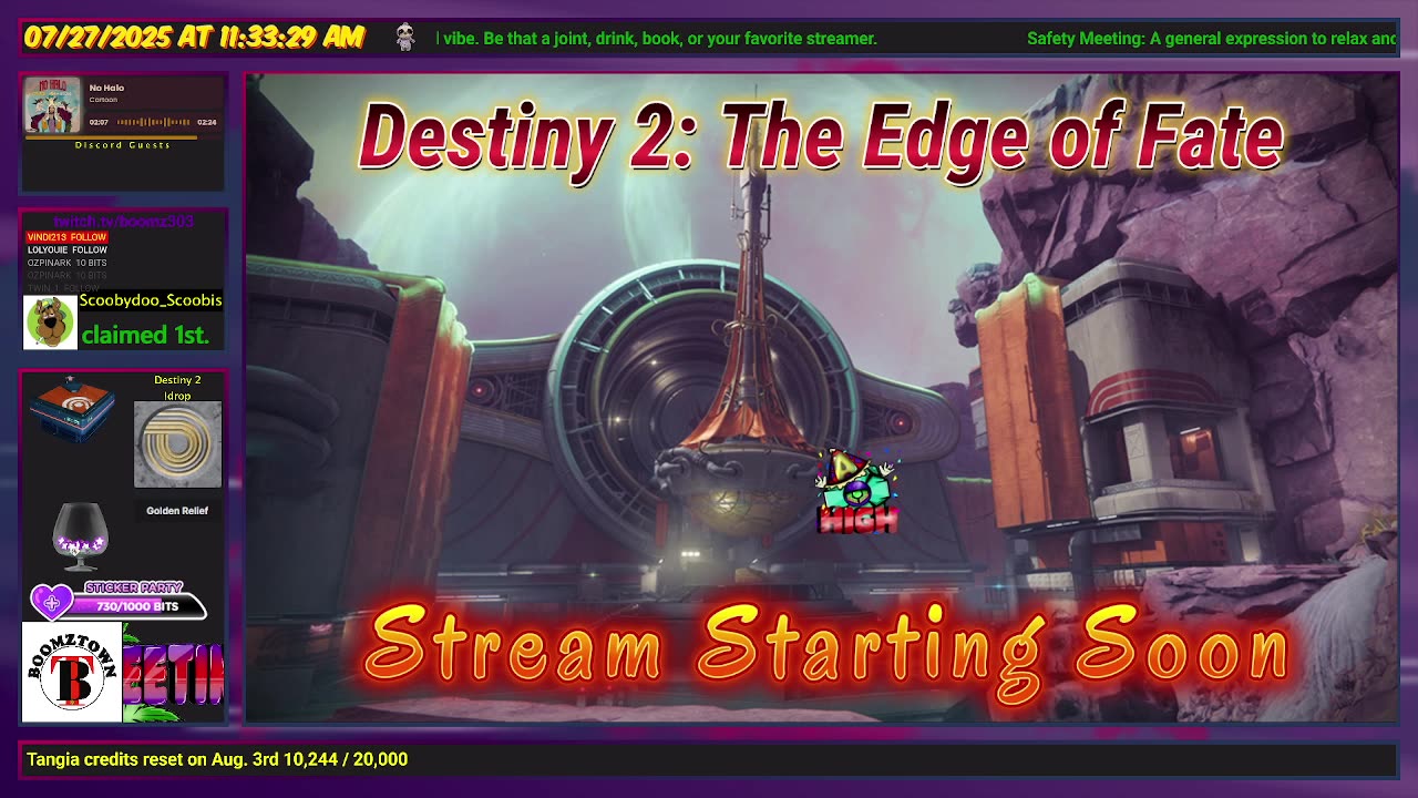 Destiny 2: Edge of Fate - 7-27-25 Road to Power Level 300, GO!