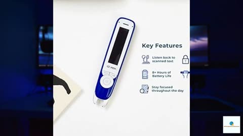 Secure Reader 2 | C-Pen | Text to Speech scanning Device for Offices | Reading Accessibili