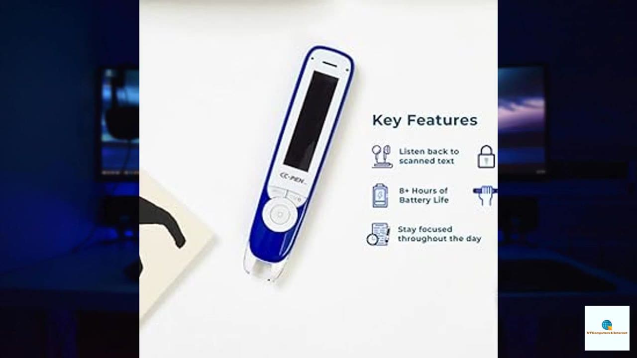 Secure Reader 2 | C-Pen | Text to Speech scanning Device for Offices | Reading Accessibili