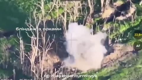 🎯🔥 Denazification of Russians with drops from UAVs, FPV drones and artillery strikes!