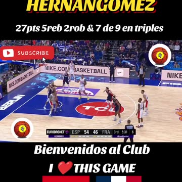 Juancho Hernangómez MVP de la Final del Eurobasket'22! 27pts 5reb 2rob & 7 de 9 en triples 🎯🏀