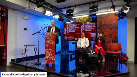 Desde The People Forum, New York. La batalla por la dignidad y la lucha international contra la extrema derecha.