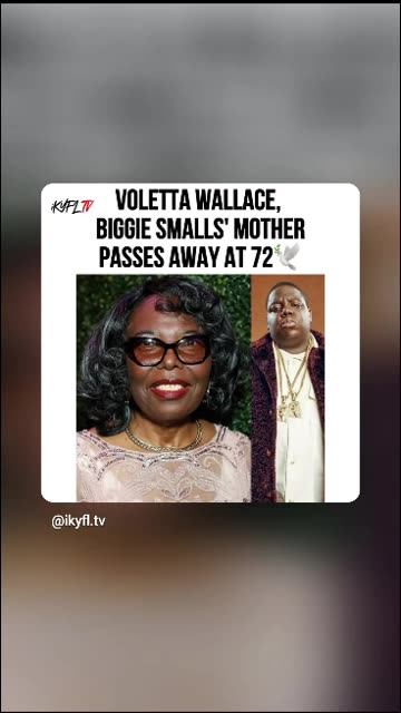 Rip to velotta walllace biggie smalls mom rip to her 🙏🕊🕯⚰️🪦12/31/25