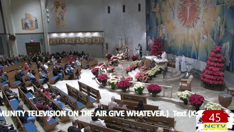 NCTV45 CATHOLIC MASS HOLY SPIRIT PARISH (ST VITUS) 4 PM SAT DEC 27 2025