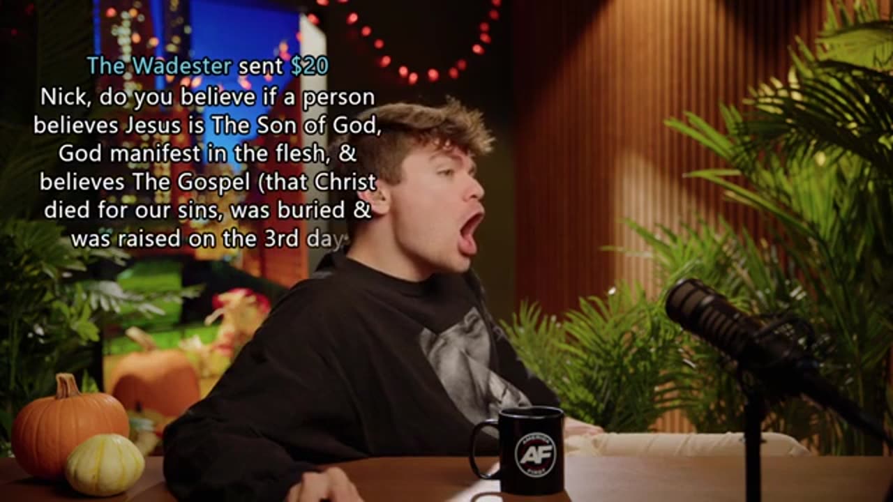 Alleged Christian, Nick Fuentes, denies Jesus... says NO when asked question about if Jesus is the Son of God....