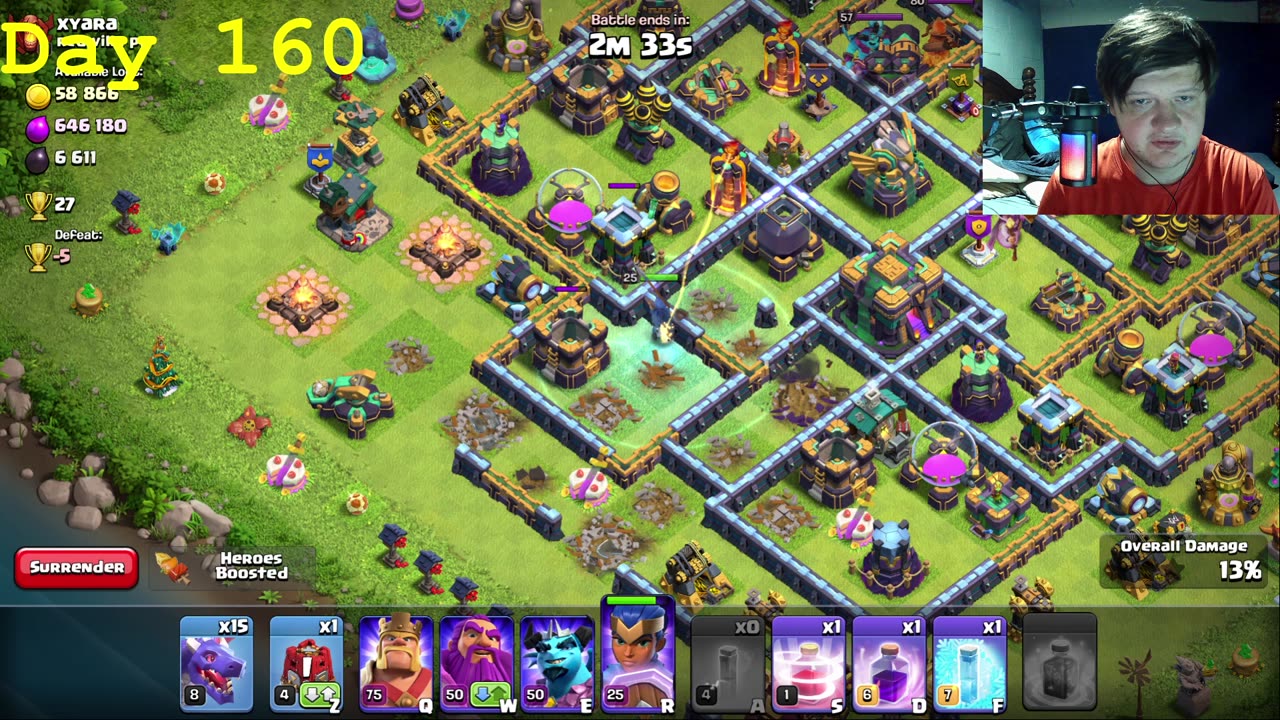 Day 160 of Clash of Clans. [#clashofclans, #coc, #day160]