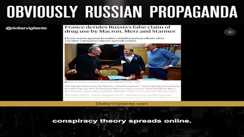 Many of the elite puppets are coked up