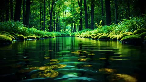 Soothing sounds of nature Birdsong, forest stream | Forest noise for relaxation meditation and sleep