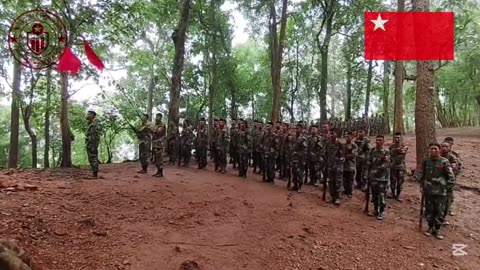 🎖️🔥 Myanmar War | PDF 4th Battalion Graduation Ceremony in Thayet District | RCF