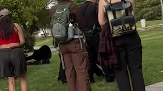 Deranged masked leftist, who says Charlie Kirk “got shot in the neck for a reason”