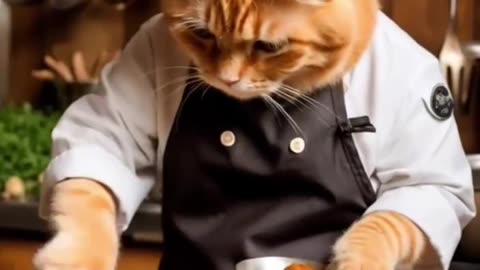 "Cats Cooking Chicken recipe 🐱| Funny Recipe & Feast!"