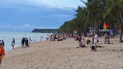 Having Fun And Walking On The Beach On The Afternoon Of October 19, 2025