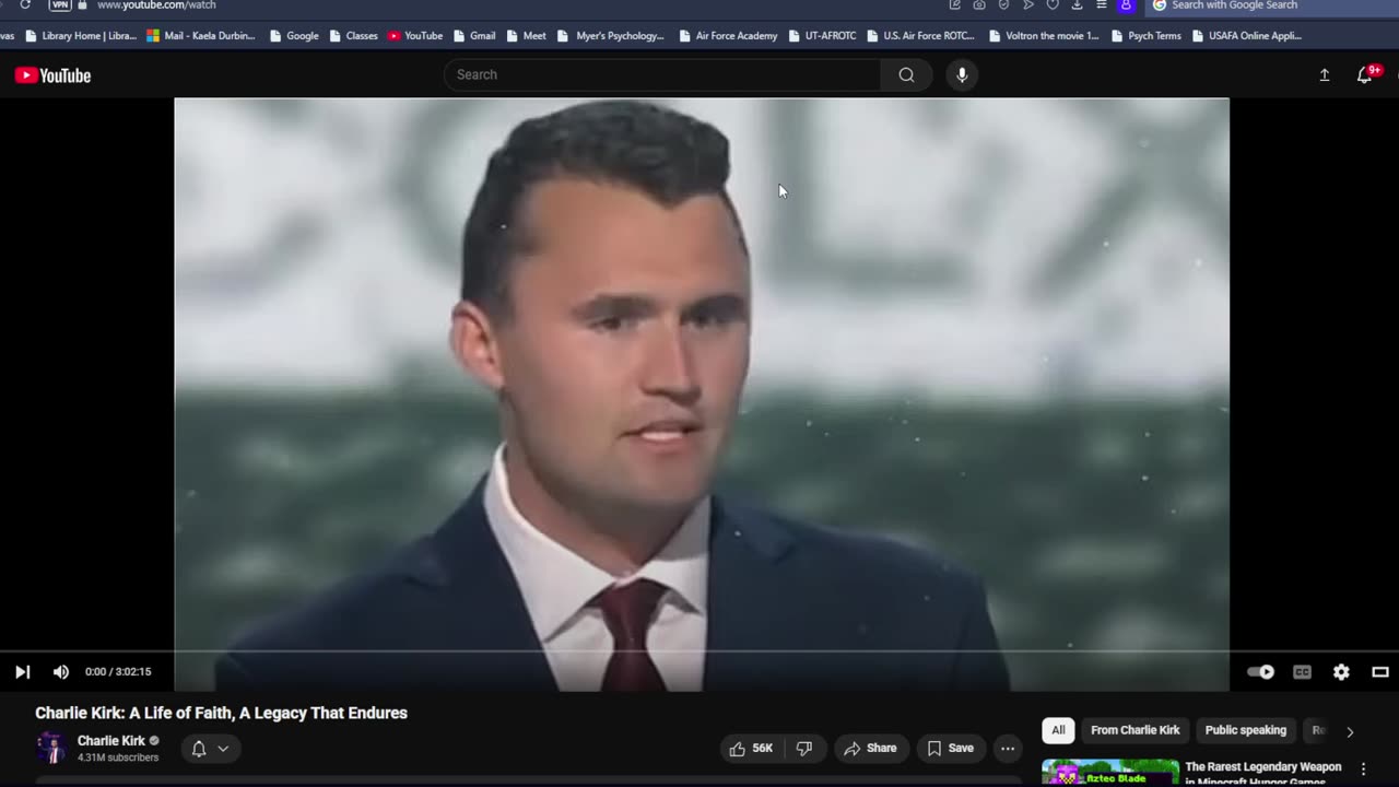 Carrying The Cross- In Memory of Charlie Kirk
