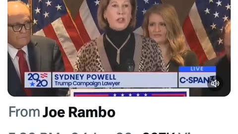 Sidney Powell Exposing Venezuela and Smartmatic in 2020/2021