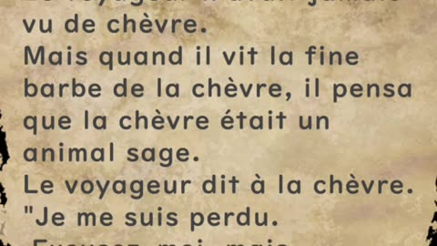 Chèvre et voyageur - Huhito Fables-Version française Vol.32