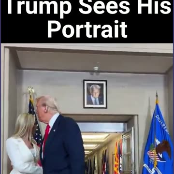 Trump Sees His Portrait