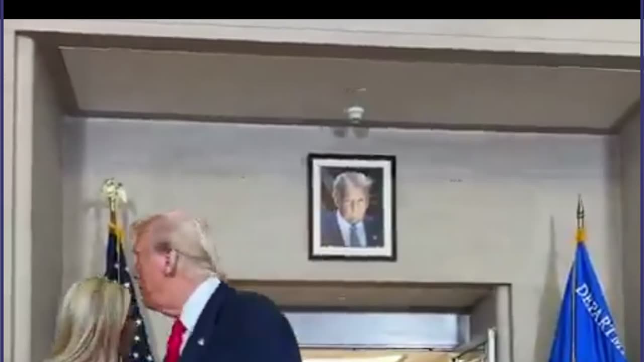 Trump Sees His Portrait