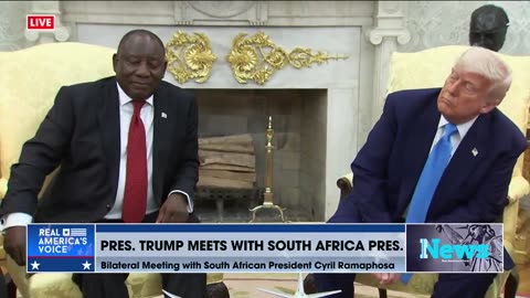 POTUS SHOWS S. AFRICAN PRES VIDEO HIS OWN GOVERNMENT CALLING FOR GENOCIDE