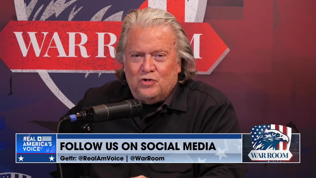 Bannon On Tim Walz And Jacob Frey: They're Criminals! They Should Be Arrested! Instead Of Bovino Leaving Minnesota They Should Be Leaving Minnesota And Going To Some Sort Of Holding Tank Until We Can Put Them On Trial.