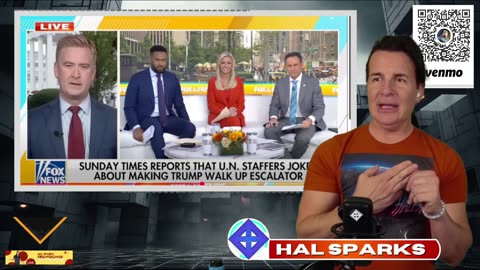 HAL SPARKS MEGAWORLDWIDE : ESCALATORGATE. KIMMEL TRIUMPHANT OVER ORANGE TEMU-SILINI