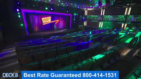 Luxurious cruise ship overall experience