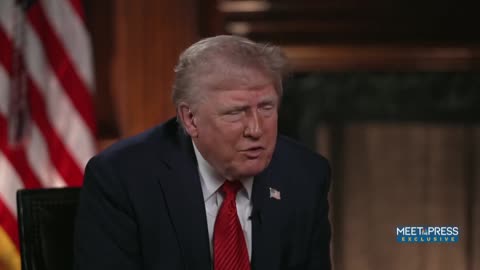 Trump ROASTS Kristen Welker in interview segment that didn't air on "Meet the Press" Sunday morning