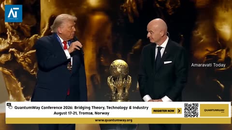 Trump Receives FIFA Peace Prize at 2026 World Cup Final Draw ⚽| Amaravati Today