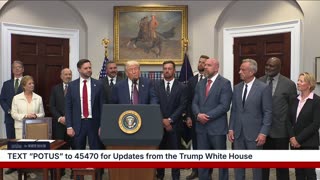 President Trump Signs an Executive Order, July 31, 2025