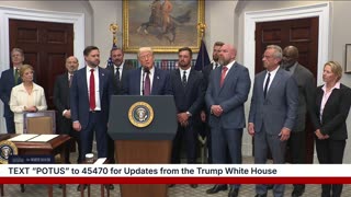 President Trump Signs an Executive Order, July 31, 2025