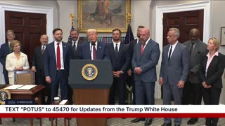 President Trump Signs an Executive Order, July 31, 2025