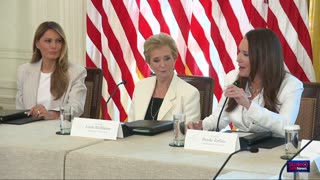 First Lady Melania Trump Hosts a Meeting of the White House Task Force on AI Education