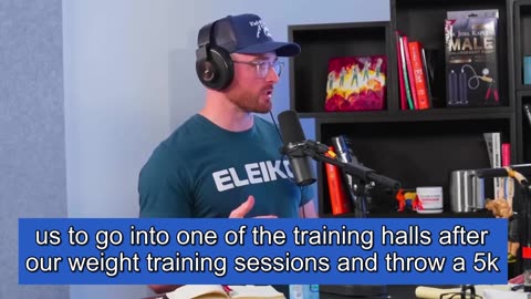 Mark Bell interviewing some coach athlete